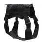 Police-K9 Tactical Training Dog Harness Military Adjustable Molle Nylon Vest