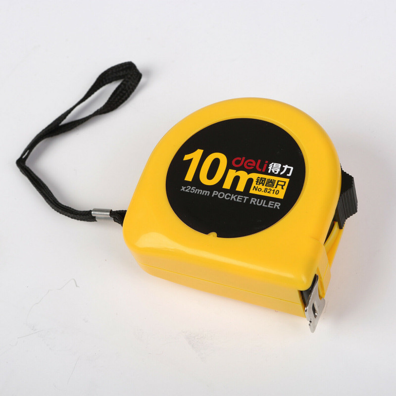 10M 33FEET Retractable Tape Measure Griplock Imperial Metric Measuring  Metres