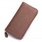 Genuine Leather Passport Holder Wallet  Travel Document ID Card Organizer Bag