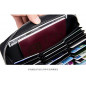 Genuine Leather Passport Holder Wallet  Travel Document ID Card Organizer Bag