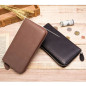 Genuine Leather Passport Holder Wallet  Travel Document ID Card Organizer Bag