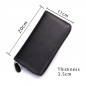 Genuine Leather Passport Holder Wallet  Travel Document ID Card Organizer Bag