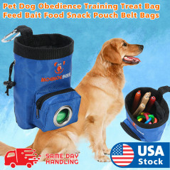 Pet Dog Puppy Obedience Training Treat Bag Feed Bait Food Snack Pouch Belt Bags