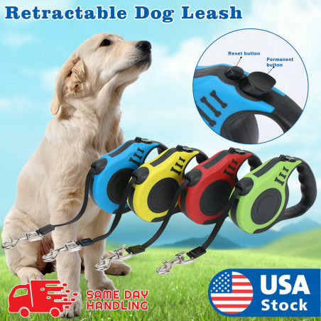 3M/5M Retractable Dog Leash Automatic Flexible Pet Cat Traction Rope Belt Leash