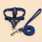 Adjustable Strong Denim Nylon Dog Pet Puppy Harness Lead leash Traction rope