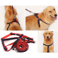 Adjustable Strong Denim Nylon Dog Pet Puppy Harness Lead leash Traction rope