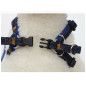 Adjustable Strong Denim Nylon Dog Pet Puppy Harness Lead leash Traction rope