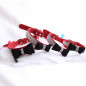 Pet wedding Bling  Collar PU Leather Buckle Dog Collar Neck Strap with dog leash