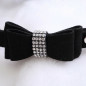 Pet wedding Bling  Collar PU Leather Buckle Dog Collar Neck Strap with dog leash