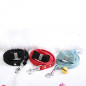 Pet wedding Bling  Collar PU Leather Buckle Dog Collar Neck Strap with dog leash