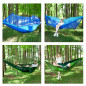 Portable Nylon Hammock Tent With Mosquito Net Double Outdoor Camping Travel Hike