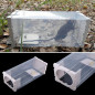 White Humane Rat Trap Cage Animal Pest Rodent Mice Mouse Bait Catch Capture Tool