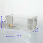 White Humane Rat Trap Cage Animal Pest Rodent Mice Mouse Bait Catch Capture Tool