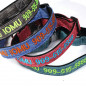 Embroidered Personalized Dog Collar, Cat collar Custom Pet Name+Number