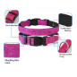 Personalized Dog Collars - Gliter Fabric+Nylon Custom Embroidered cat Collar