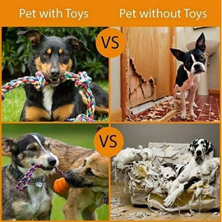 13PACK Dog Toys Aggressive Chewers Puppy chew Toys for Dogs Rope Dog pet Toy