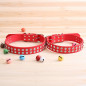 PU Faux Leather Synthetic Jewel Collar Dog XS S M Adjustable