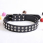 PU Faux Leather Synthetic Jewel Collar Dog XS S M Adjustable