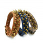 Retro Studded Spiked Rivet Large Dog Pet Leather Collar Pit Bull S-XL