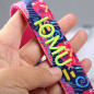 Embroidered dog Collar Personalized  cat Collar - 7 Cotton Voile  pet collar