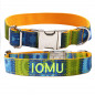 Embroidered dog Collar Personalized  cat Collar - 7 Cotton Voile  pet collar