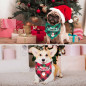 Christmas Dog Bandana Classic Plaid Pet Scarf Triangle Bibs Kerchief