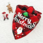 Christmas Dog Bandana Classic Plaid Pet Scarf Triangle Bibs Kerchief