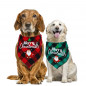 Christmas Dog Bandana Classic Plaid Pet Scarf Triangle Bibs Kerchief