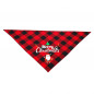 Christmas Dog Bandana Classic Plaid Pet Scarf Triangle Bibs Kerchief