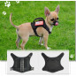 Tactical Adjustable Cat Puppy Small Dog Working Vest Harness Rubber Handle