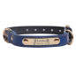 PU Personalized Dog Collars Name ID Collar with Name plate XS-XL Engraved