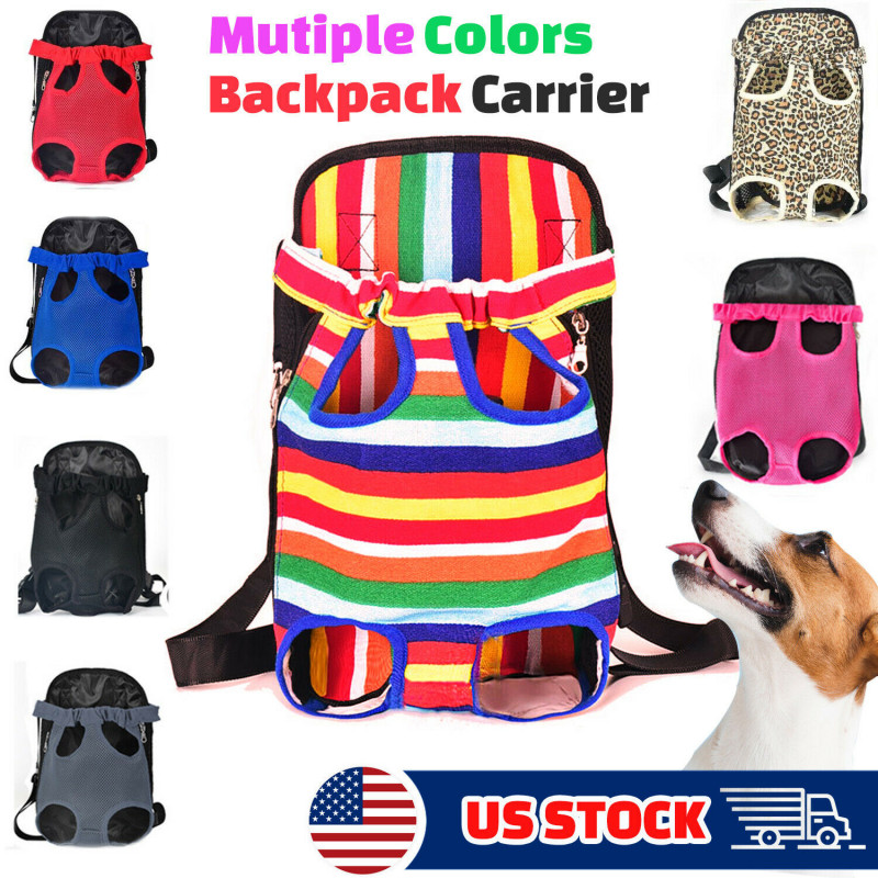 Pet Carrier Backpack Adjustable Pet Front Cat Dog Carrier Travel Bag Legs Out