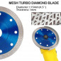 Porcelain Tile Turbo Thin Diamond Dry Cutting Blade Disc Grinder Wheel Saw Blade