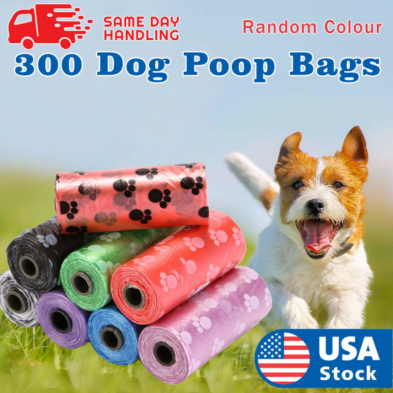 300 Poop Bag Dog Waste Pick Up Clean Bags