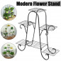 6Tiers Metal Plant Stand Flower Pot Display Holder Shelf Home Garden Balcony