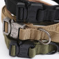 Tactical  K9 Dog Training Collar+Leash with Metal Buckle for L Dog Heavy Duty