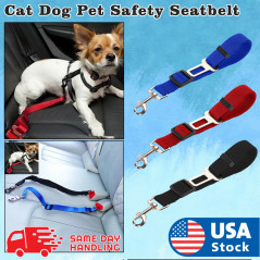 Cat Dog Pet Safety Seatbelt for Car Seat Belt Adjustable Harness Lead