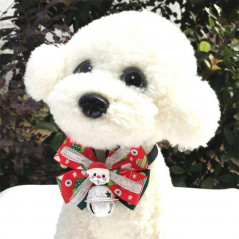 Christmas Pet  Dog Cat Bowties Ties Holidays Adjustable Bow Tie Collar Groomings