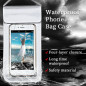 Swimming Waterproof Underwater Pouch Bag Pack Dry Case for smart Phone