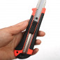 12PCS Knife Utility Box Cutter Retractable Snap Off Lock Razor Sharp Blade Tool