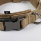 Heavy DutyTactical Military K9 Dog Training Collar with Metal Buckle Tag Name