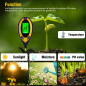 4 in 1 PH Tester Soil Water Moisture Light Test Meter for Garden Plant Seeding