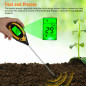 4 in 1 PH Tester Soil Water Moisture Light Test Meter for Garden Plant Seeding