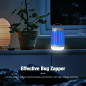 Solar USB Mosquito Killer Light Electronic Fly Bug Insect Zapper Trap Pest Lamp