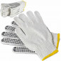 12 PAIRS WHITE POLY COTTON STRING KNIT WORK SAFETY GLOVES Nylon Glove