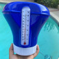 Swimming Pool / 8 inch Floating Chlorine Dispenser with Automatic Thermometer US