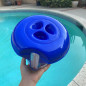 Swimming Pool / 8 inch Floating Chlorine Dispenser with Automatic Thermometer US