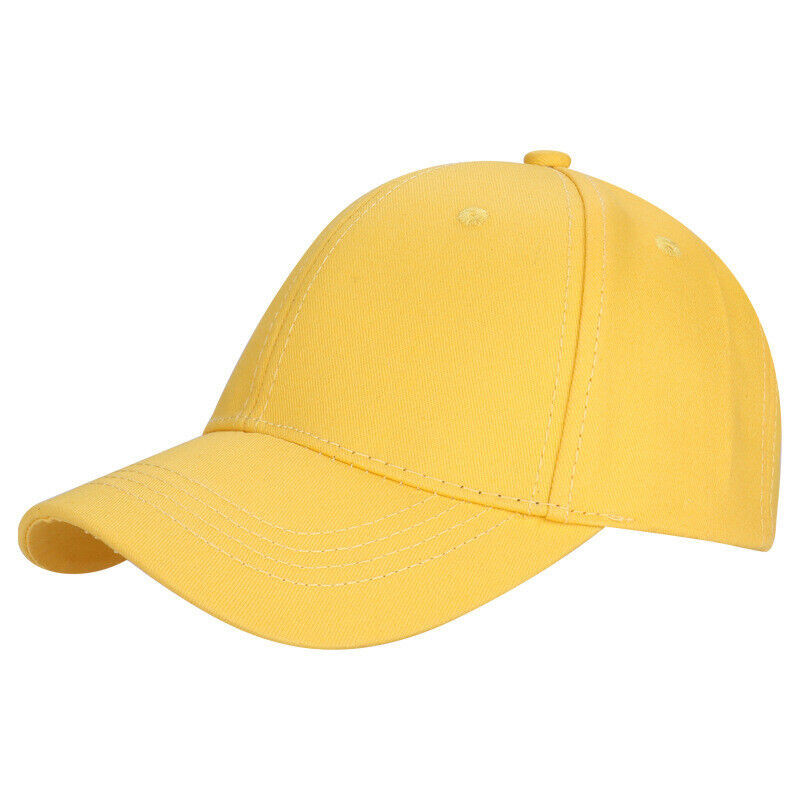 Plain Summer Baseball Cap Hat- Orange