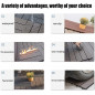 11PCS 12x12'' Patio Deck Tiles Interlocking Wooden Snap Flooring Tiles Outdoor B