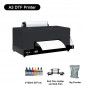 A3 DTF Printer For T-shirt Bags Shoes Hoodies Polyester Jeans w/ Roller Feeder